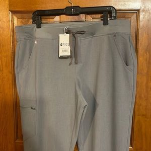 Brand new figs dark space grey joggers XL TALL